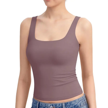 Women's Square Neck Tank Top,Comfortable Everyday Essential summerwins