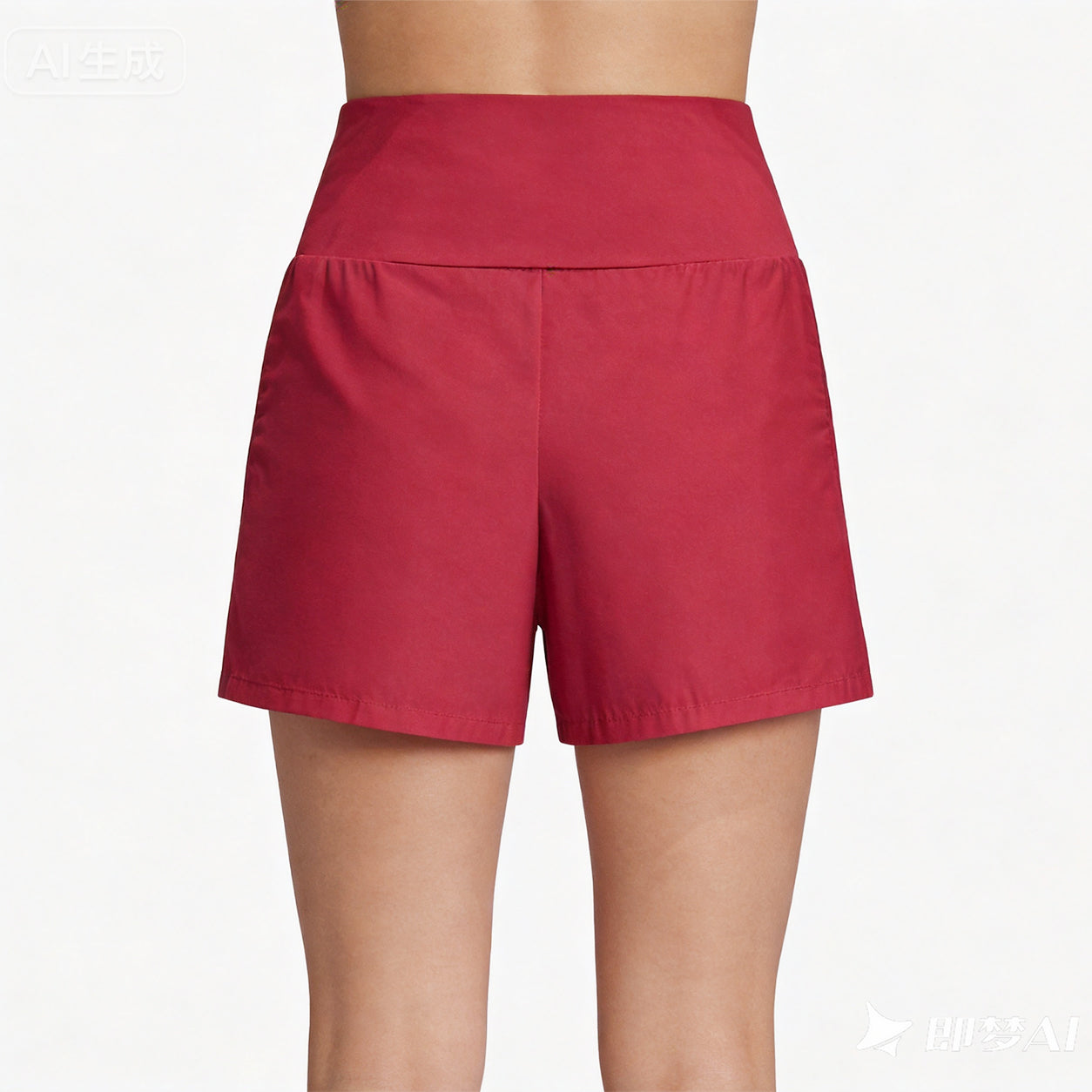 Women's Ultra-High-Rise 2-in-1 Cooling Yoga Shorts (7-inch, with pockets)