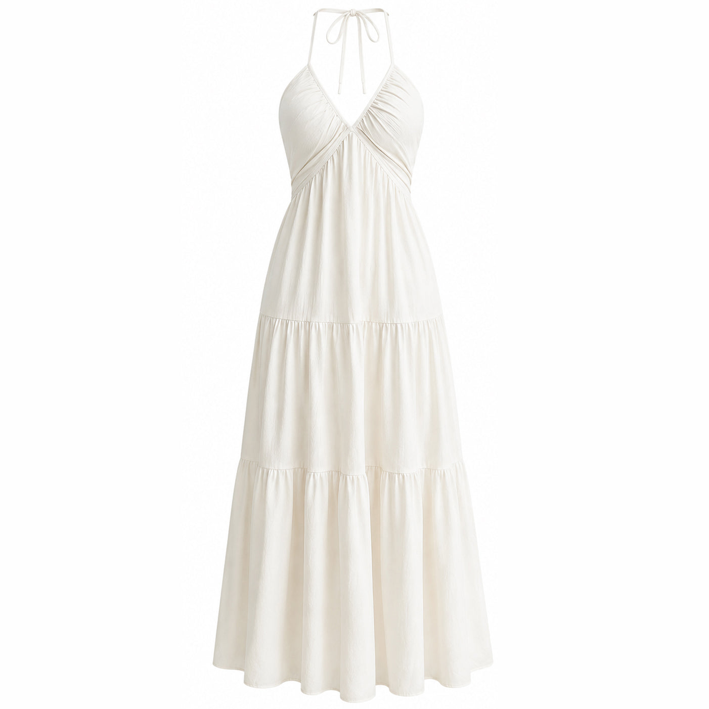 🔥Women's Summer Sleeveless Backless Dress –Casual Flowy Beach Vacation Dress