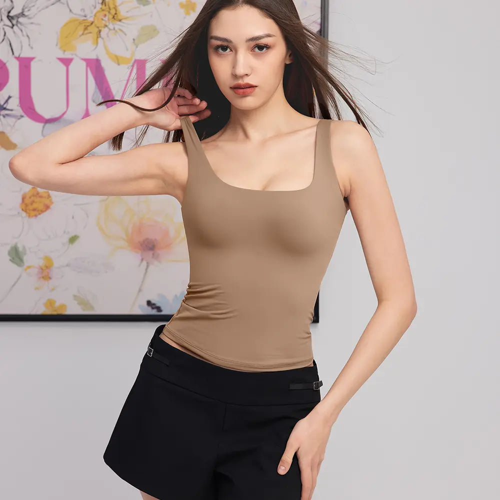 Women's Square Neck Tank Top,Comfortable Everyday Essential summerwins