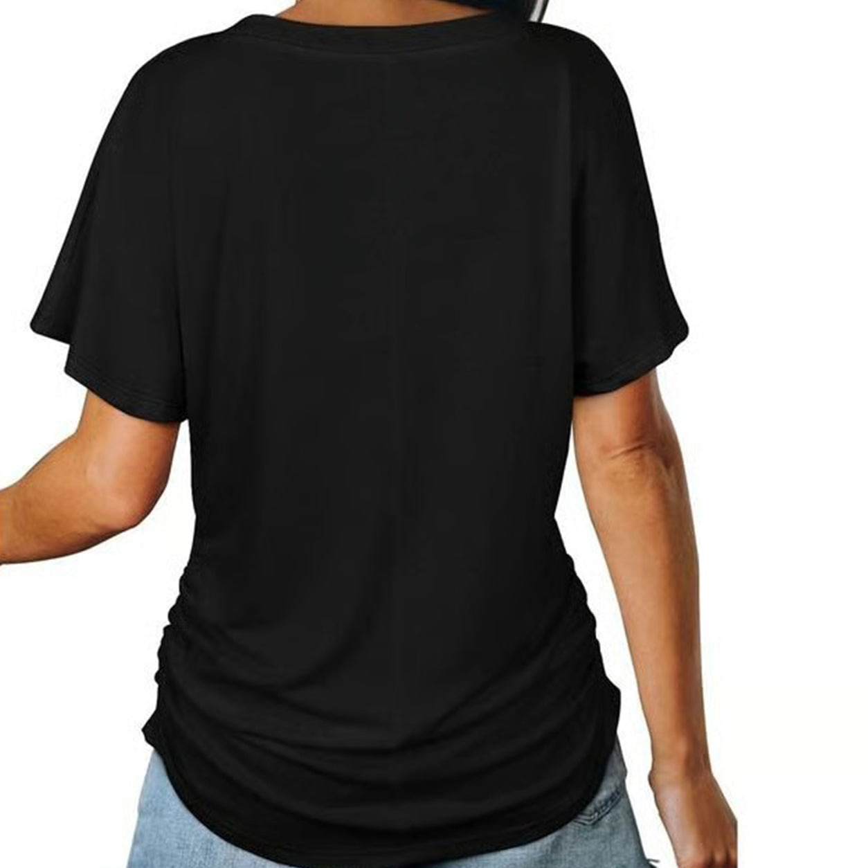 🔥Summer Sale💖 Ultra-Soft V-Neck Tee | Everyday Comfort & Effortless Style 💖