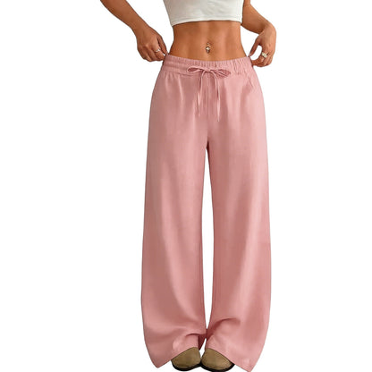 🔥 Women's Linen Wide Leg Pants – Breathable Comfort, Relaxed Fit & Timeless Style