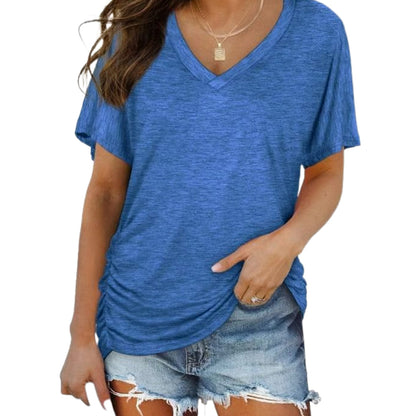 🔥Summer Sale💖 Ultra-Soft V-Neck Tee | Everyday Comfort & Effortless Style 💖
