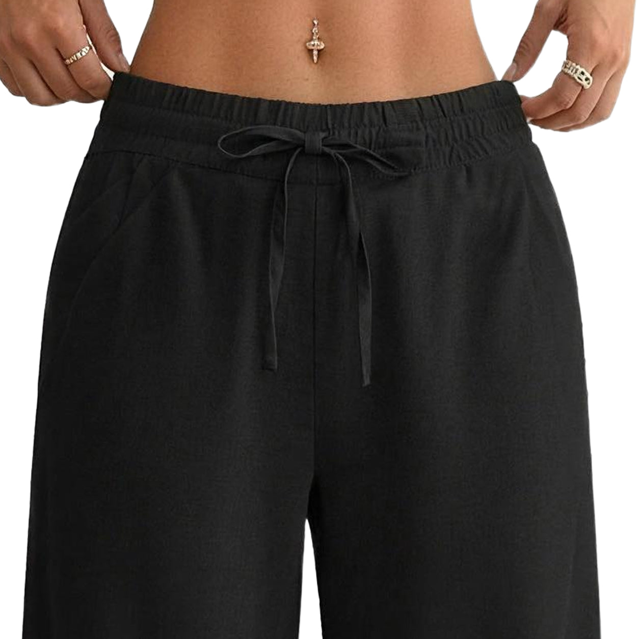 🔥 Women's Linen Wide Leg Pants – Breathable Comfort, Relaxed Fit & Timeless Style