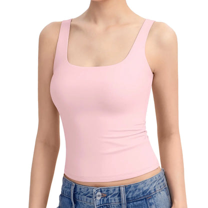 Women's Square Neck Tank Top,Comfortable Everyday Essential summerwins