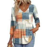 Orange Blue Plaid